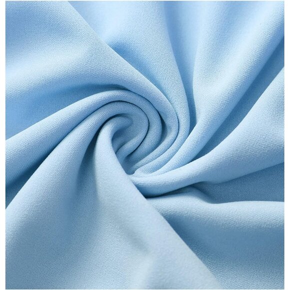 Dresstells Women's Blue Modest Vintage Cocktail Party Formal Wedding Dresses - Picture 5 of 5